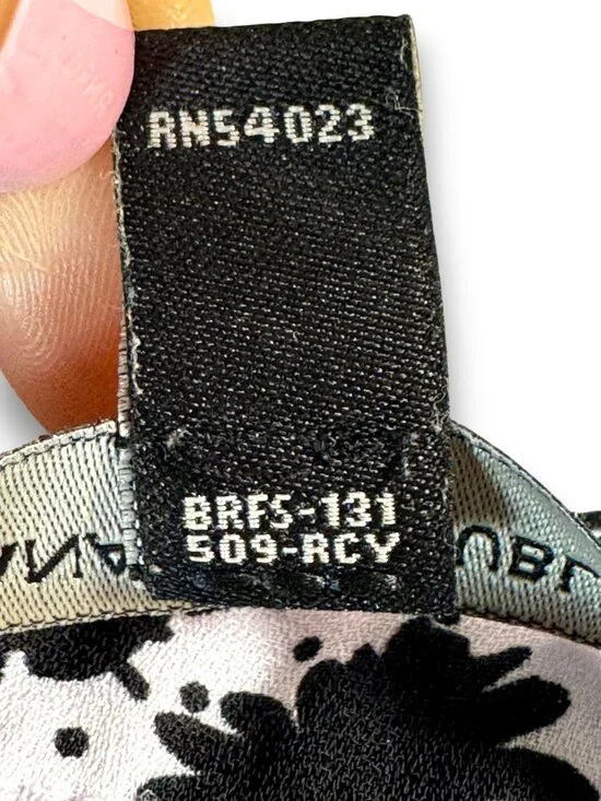 Banana Republic Floral Polka Dot Split Neck Blouse Size M - Picture 10 of 12